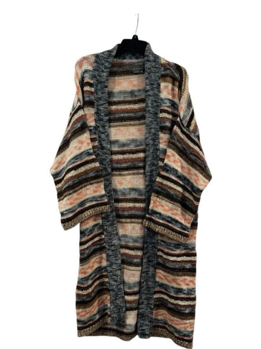 Anthropologie Lizzie Shimmer Knit Duster Kimono Cozy Granola Womens Cardigan O/S